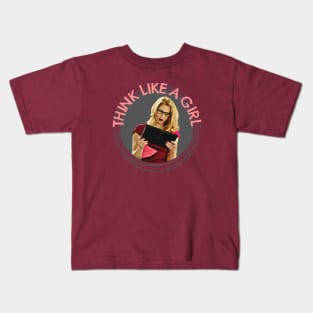 Think Like A Girl - Felicity Smoak Kids T-Shirt